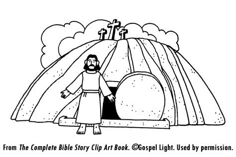 Free Kids Jesus Risen With Holes In Hands Coloring Pages Download Free