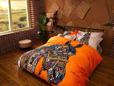 Horses unisex reversible comforter set and sheet set 8 pcs full size. Luxury Horse Unicorn Bedding Set Kids 100% Cotton Cat Deer ...