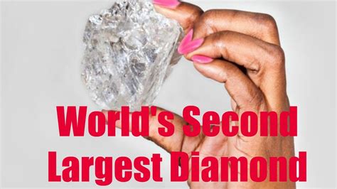world s second largest diamond found in botswana youtube