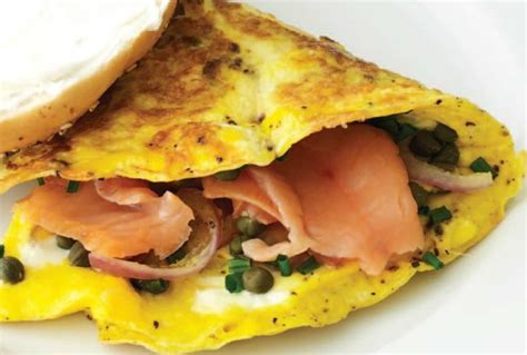 Scrambled eggs on toast or eggs benedict with salmon is a great breakfast option. Smoked Salmon Omelet | Recipe | Recipes, Smoked salmon, Salmon recipes
