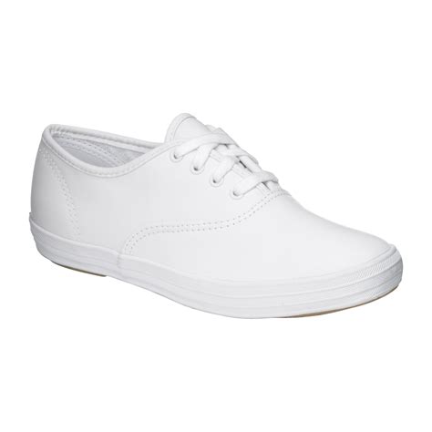 Keds Womens Champion Leather Cvo Casual Athletic Shoe White