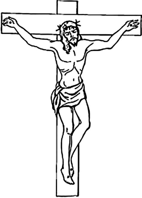 Crucifixion Coloring Pages At Free Printable