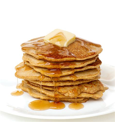 Stack Of Pancakes White Background Stock Photos Pictures And Royalty