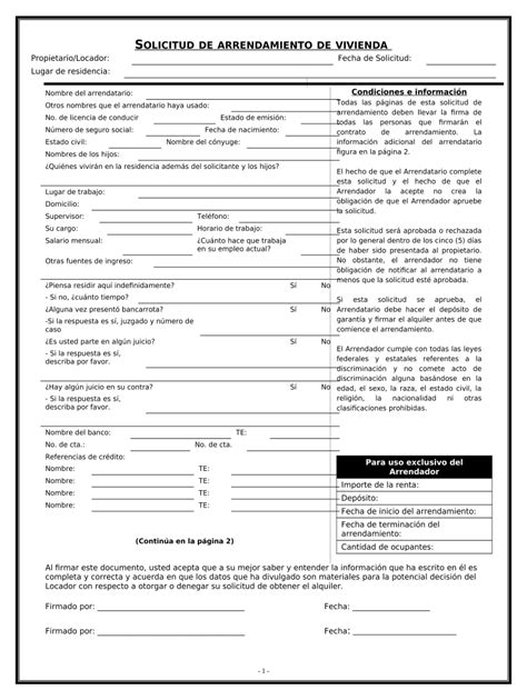 Contrato De Arrendamiento Form Fill Out And Sign Prin