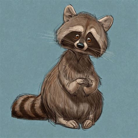 The Art Of Aaron Blaise Some Random Raccoon Sketches Animal
