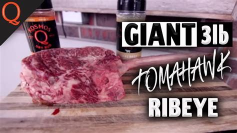 How To Cook A Giant Tomahawk Ribeye Steak Perfectly Reverse Searing A