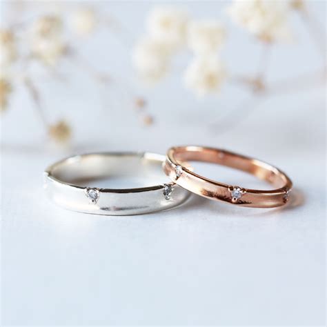 Simple Wedding Bands His And Hers Jenniemarieweddings