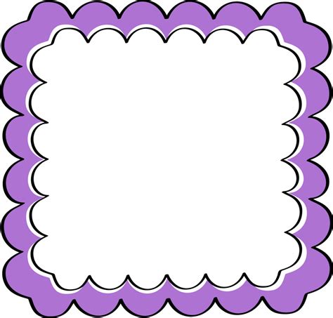 Free Purple Border Clipart Best