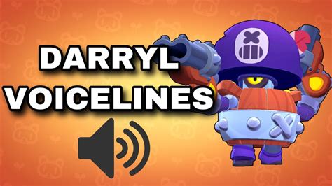 Brawl stars is a multiplayer online battle arena (moba) game where players battle against other players in the world, and in some cases, ai opponents, in multiple game modes. ALL DARRYL'S VOICE LINES! | Darryl Voice Brawl stars - YouTube