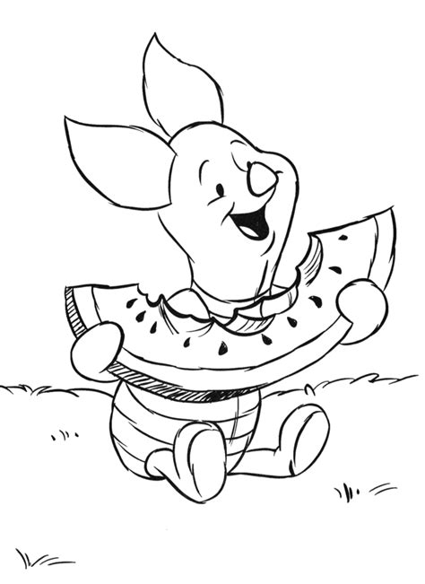 Preschool s winter snowman and kids5d0f. Piglet Coloring Pages - Best Coloring Pages For Kids
