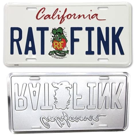 Rat Fink License Plate Etsy