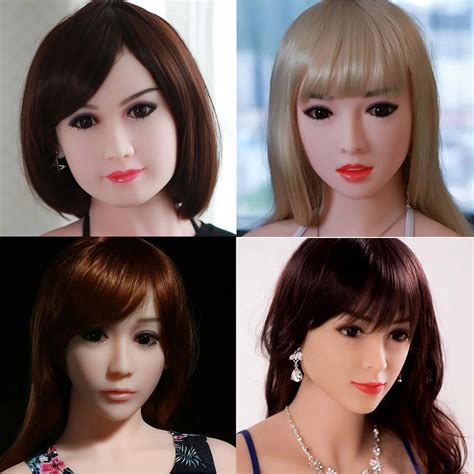 hanidoll sex dolls head for doll height 140cm~170cm real silicone love doll heads with oral new