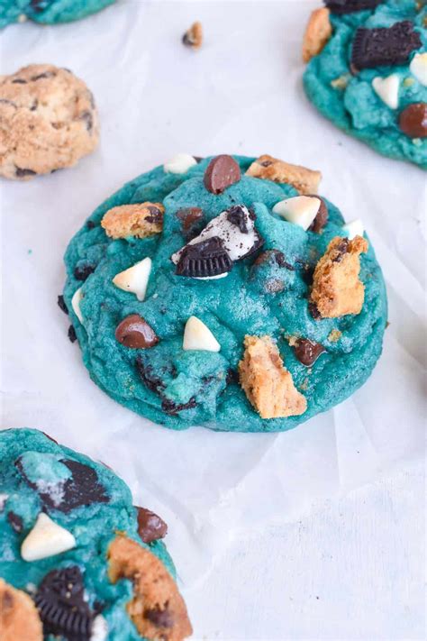 Cookie Monster Cookies Recipe Tiktok