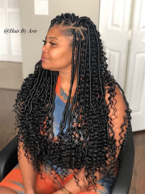 Individual Crochet Bohemian Locs 🔥 Hairbyarie Hair By Arie Box Braids Hairstyles For Black