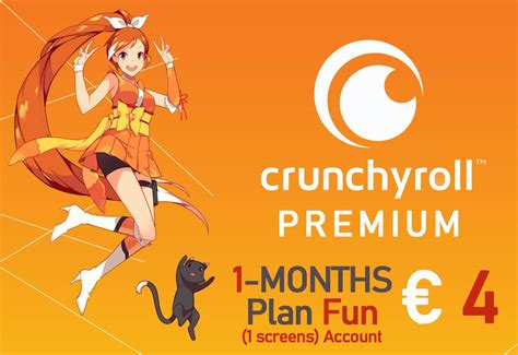 crunchyroll plan fun account 1 month 1 screens igv