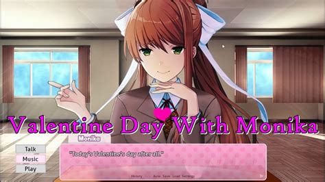 Valentine Day Event With Monika Monika After Story Doki Doki