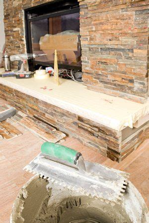 Brush the concrete bonding agent onto the bricks, this will help the stucco adhere to the brick. So, You Want to… Reface Your Fireplace | Reface fireplace ...
