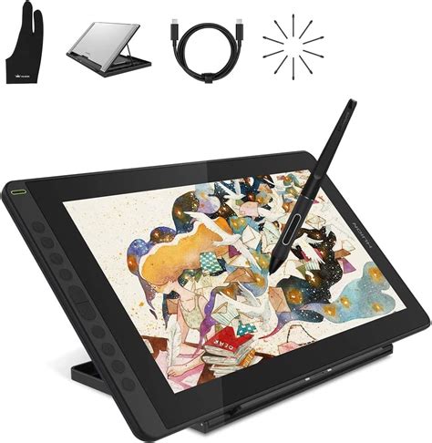 Huion Kamvas 162021 Graphics Tablet With Screen 1920 X 1080 Hd