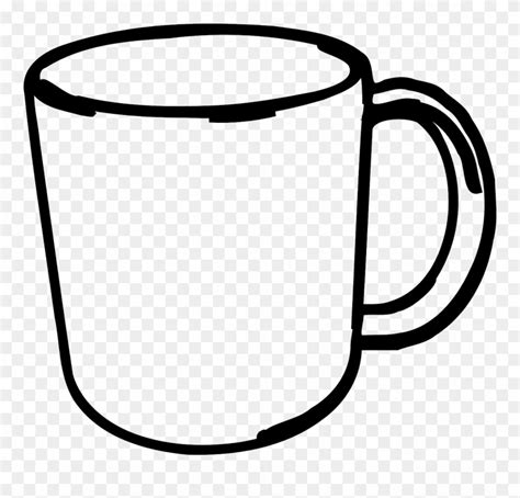 Cup Clipart Black And White 6 Clip Art Black And White Mug Png