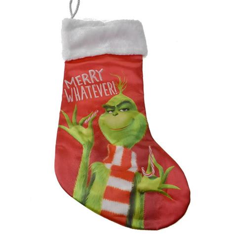The Grinch Merry Whatever Stocking 19 Inch