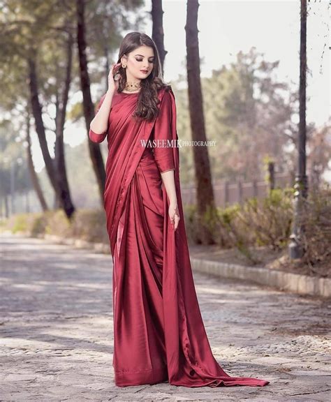 Redish Maroon Silk Saree Stiched Faash Wear