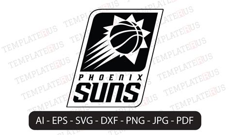 Phoenix Suns Logo svg, dxf, clipart, cut file, vector, eps, Ai, pdf 