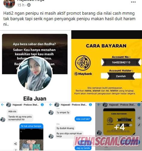 Namun apa jadinya bila broker kerap berbuat curang? Scammer barang preloved dan baby - KenaScam.com