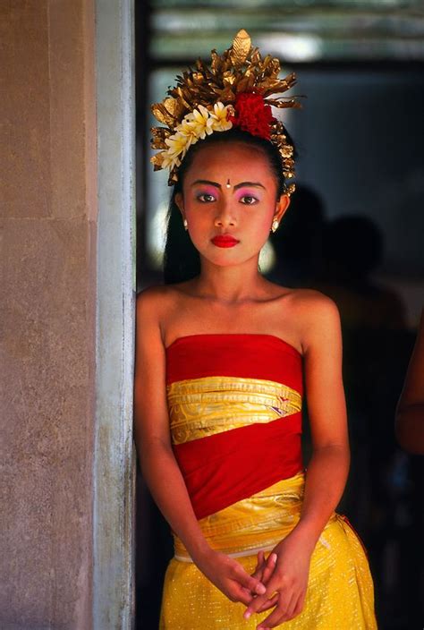 Young Balinese Dancer Peliatan Bali Indonesia By Blaine Harrington