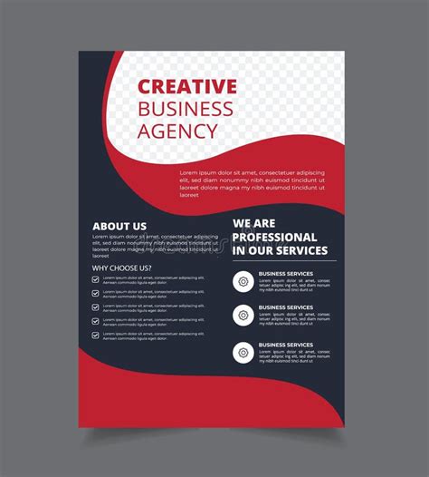 Corporate Business Flyer Size A4 Template Creative Brochure Leaflet
