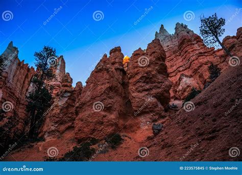 Queens Garden Trail Views Bryce Canyon National Park Utah Stock