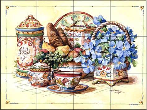 Client mural installations of tile murals used indoors and outdoors. Decorative tiles with coffee-Antique China-Tile Mural