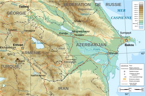 It declared its sovereignty in 1989 and received. Fichier:Azerbaijan topographic map-fr.svg — Wikipédia