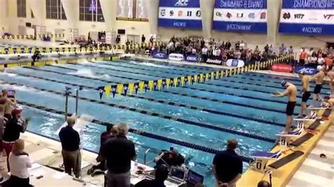 Nc State 400 Free Relay Acc Swimming And Diving Championships Youtube