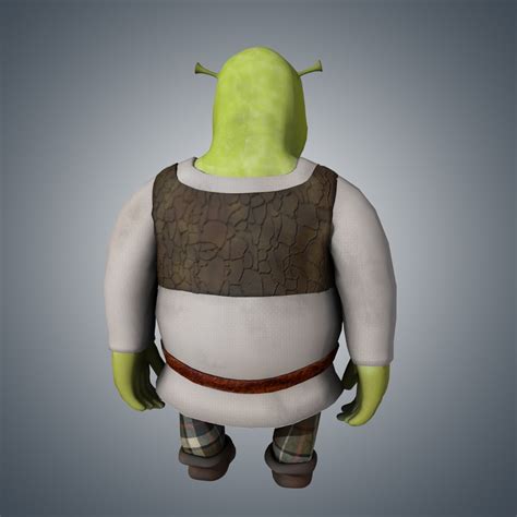 Shrek 3d Model
