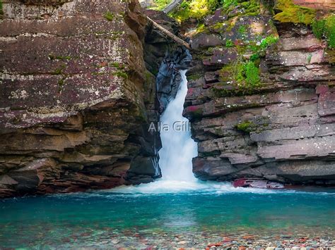 South Mineral Creek Falls By Alla Gill Redbubble