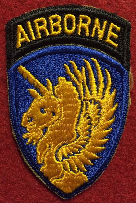 Other Militaria Original Wwii Us Army 13th Airborne Division Unit Patch