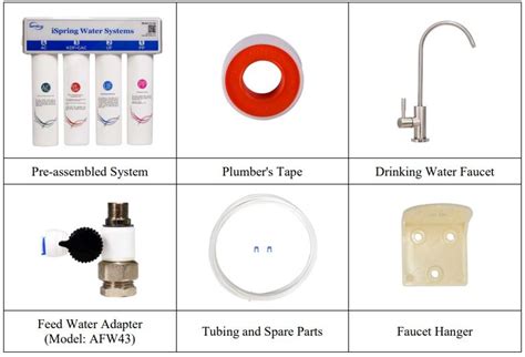 Ispring Cu A4 Under Sink Ultrafitration Water System Installation Guide