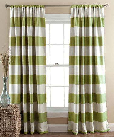 This Green Stripe Blackout Curtain Panel - Set of Two is perfect! #