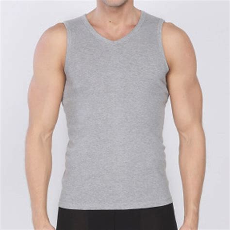 Aliexpress Com Buy Hot New Men Tank Top Cotton Sleeveless O Neck