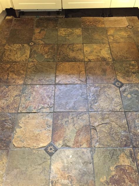The benefits of slate flooring tiles: Removing Years of Dirt from Slate Kitchen Tiles - Stone Cleaning and Polishing tips for Slate floors