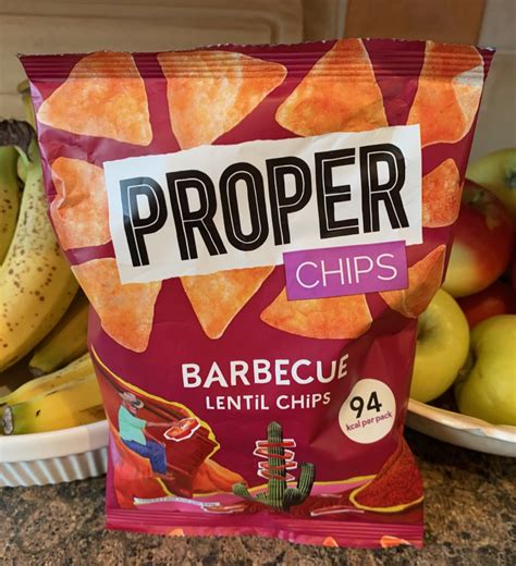 Foodstuff Finds Proper Chips Barbecue Lentil Chips Local Shop By