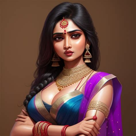 Generator Seni Ai Dari Teks Indian Women Looks Like Moni Roy Waring A