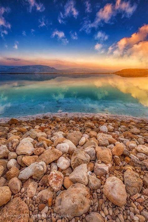 Dead Sea Beach Scenes Natural Landmarks Landscape