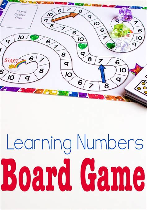 Free Printable Counting Game Numbers 6 10 Fun Math Easy Math Games