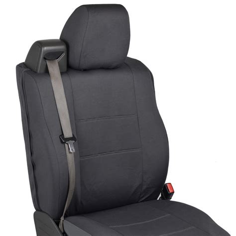 Front Pair Custom Charcoal Gray Cloth Seat Covers For Ford F 150 2004