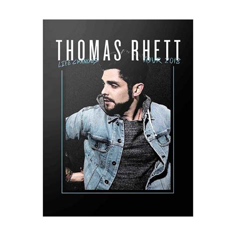 Thomas Rhett Tr Life Changes Tour 2018 Poster