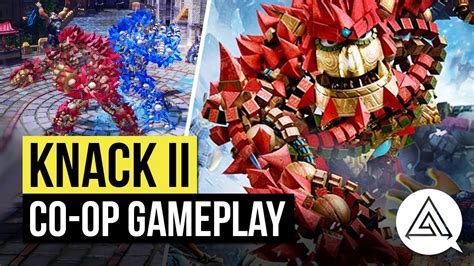 Knack 2 Co Op Multiplayer Gameplay Youtube