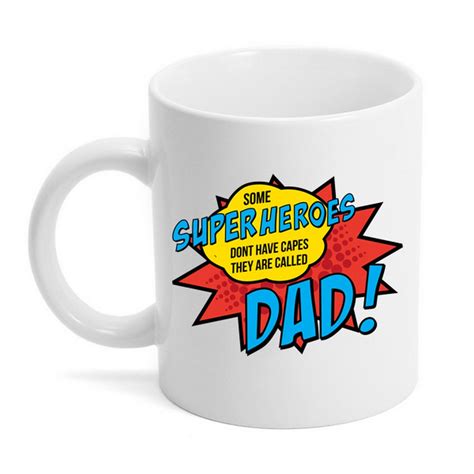 We also have fancy beer mugs that can be gifted to your dad if he is a party lover. Personalized Super Dad Coffee Mug