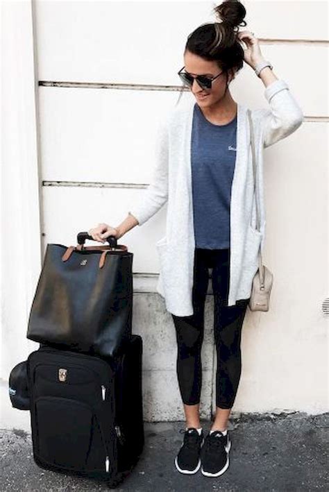 16 Comfy Airplane Outfits Ideas For Women Comfortable