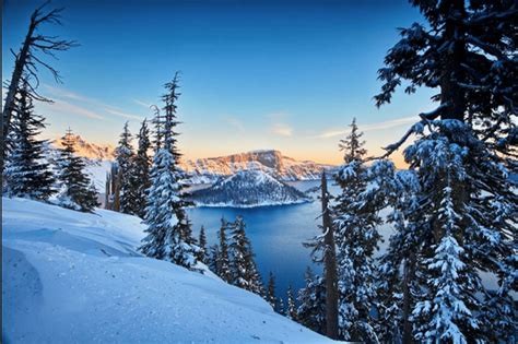 Crater Lake Oregon Winter Photography Morrisey Productions